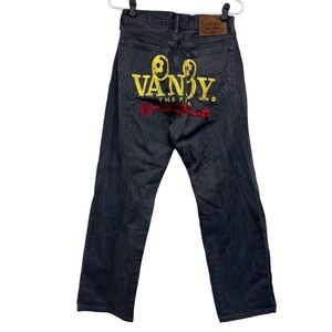 Vandy the Pink Logo Embroidered Jeans
